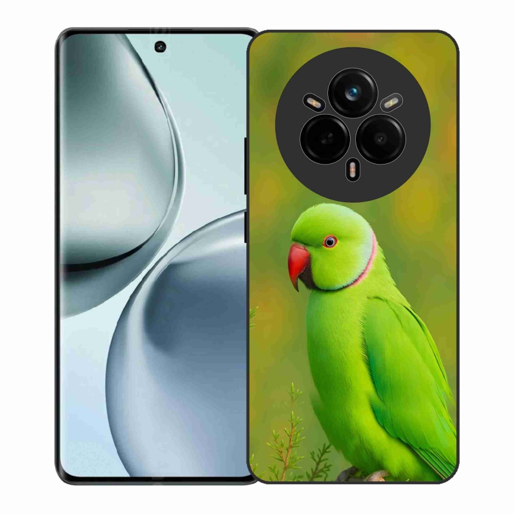Gélový kryt mmCase na Realme 14 Pro+ 5G - papagáj Alexandr 2