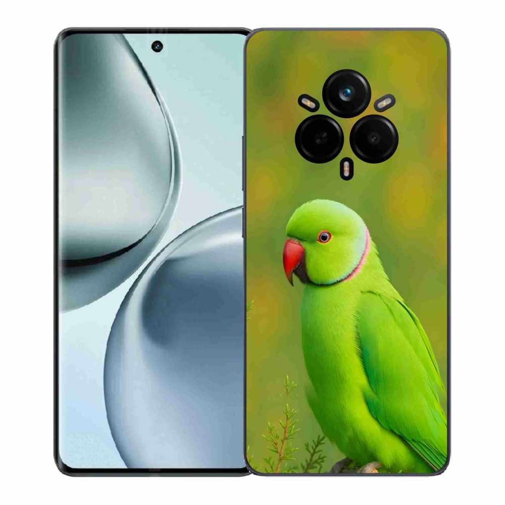 Gélový kryt mmCase na Realme 14 Pro+ 5G - papagáj Alexandr 2