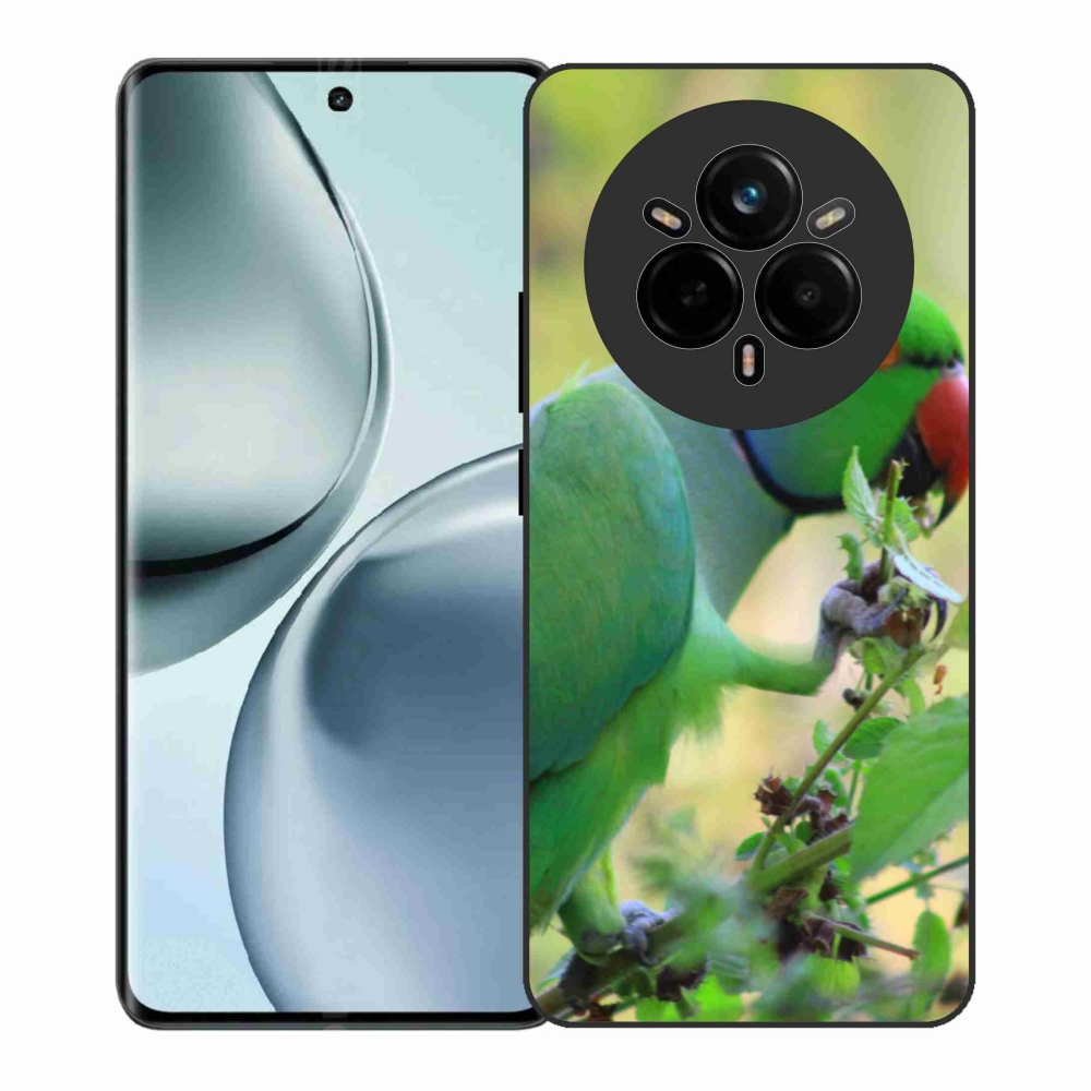Gélový kryt mmCase na Realme 14 Pro+ 5G - papagáj Alexandr