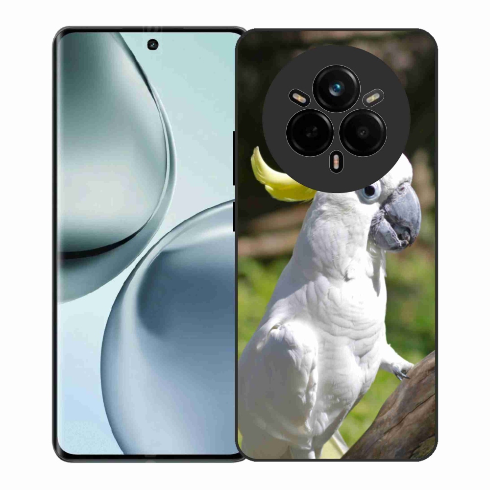Gélový kryt mmCase na Realme 14 Pro+ 5G - papagáj kakadu 2