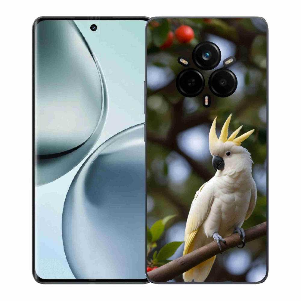 Gélový kryt mmCase na Realme 14 Pro 5G - papagáj kakadu 3