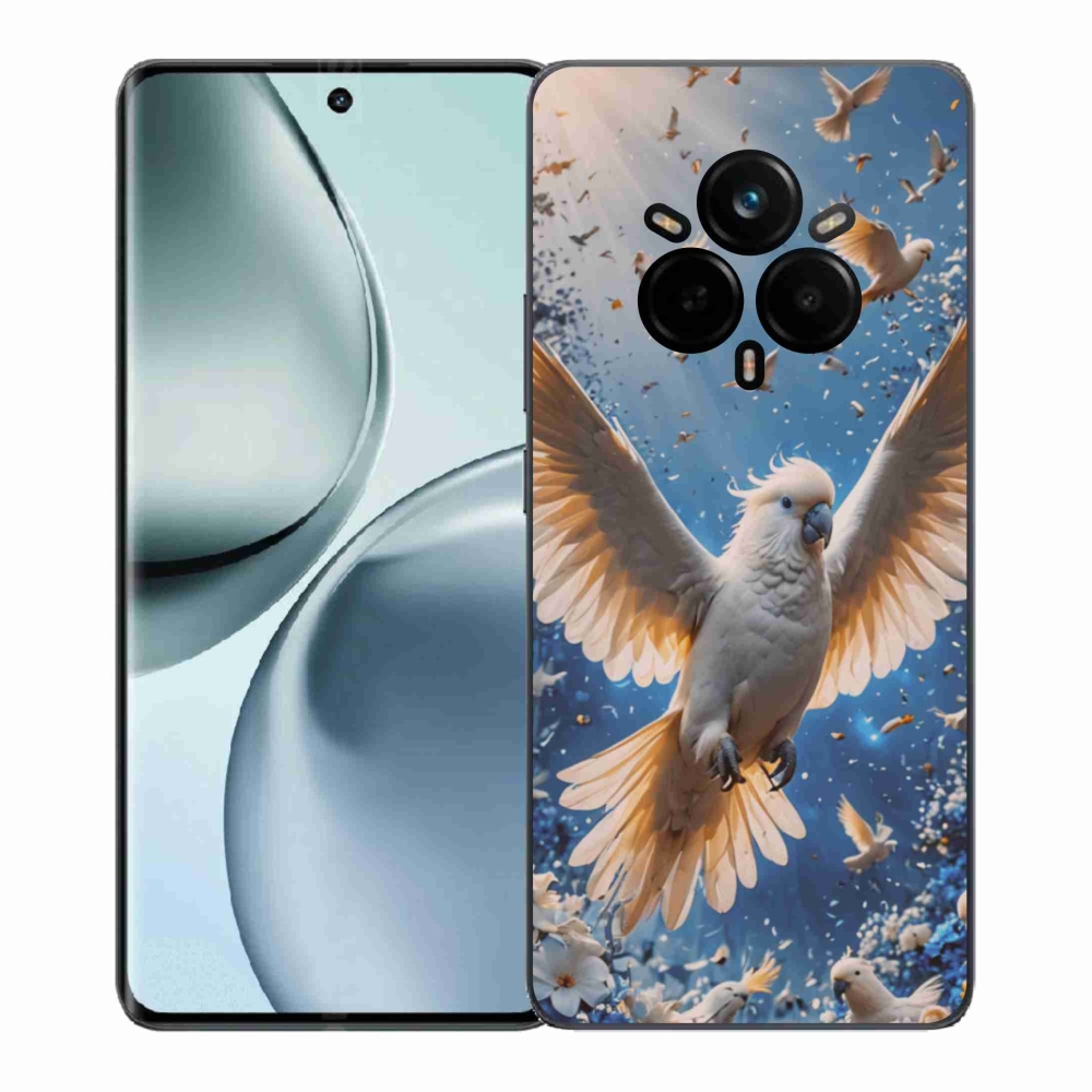 Gélový kryt mmCase na Realme 14 Pro+ 5G - papagáj kakadu