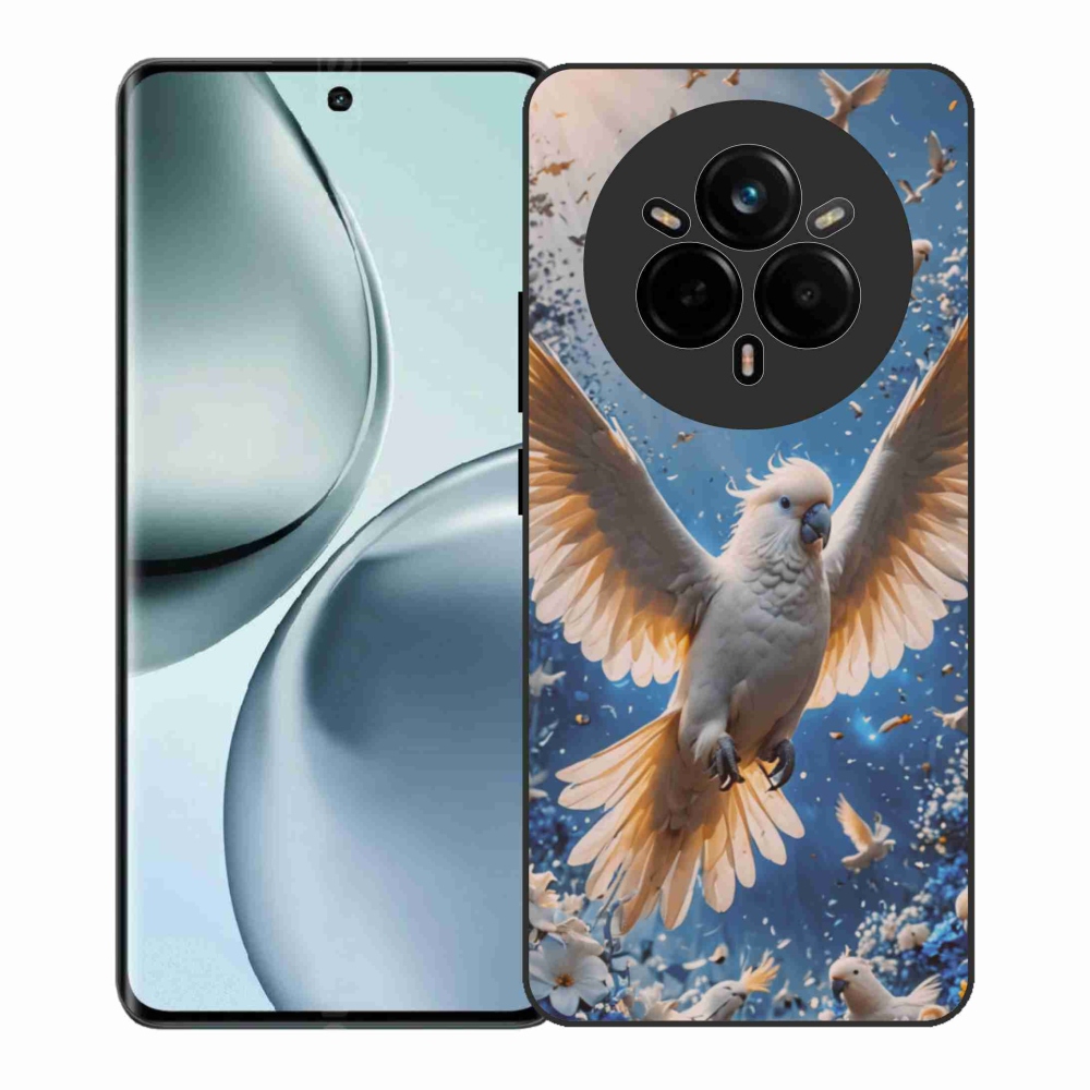 Gélový kryt mmCase na Realme 14 Pro+ 5G - papagáj kakadu