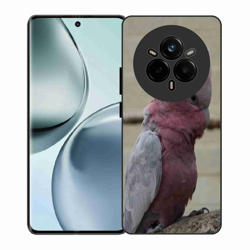 Gélový kryt mmCase na Realme 14 Pro 5G - papagáj kakadu ružový