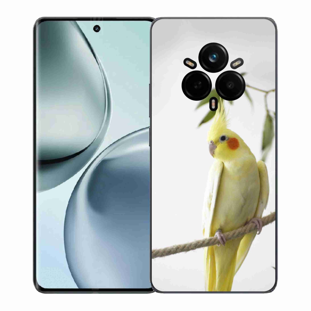 Gélový kryt mmCase na Realme 14 Pro+ 5G - papagáj korela chocholatá