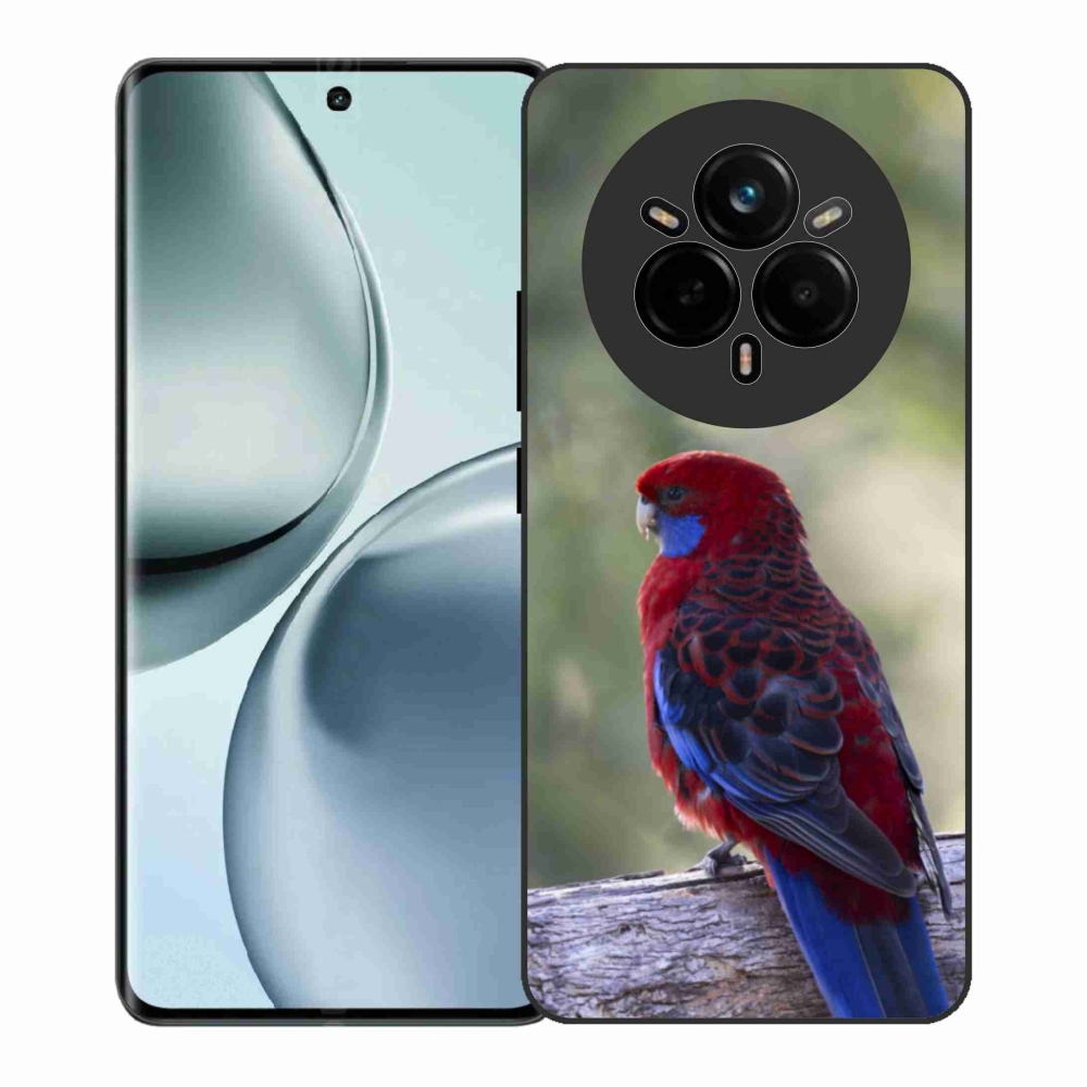 Gélový kryt mmCase na Realme 14 Pro+ 5G - papagáj rosela