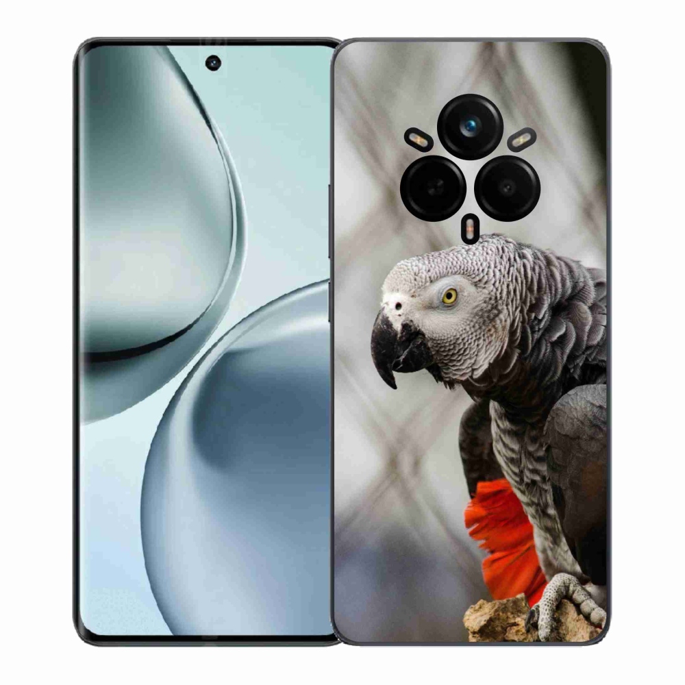 Gélový kryt mmCase na Realme 14 Pro+ 5G - papagáj žako 3