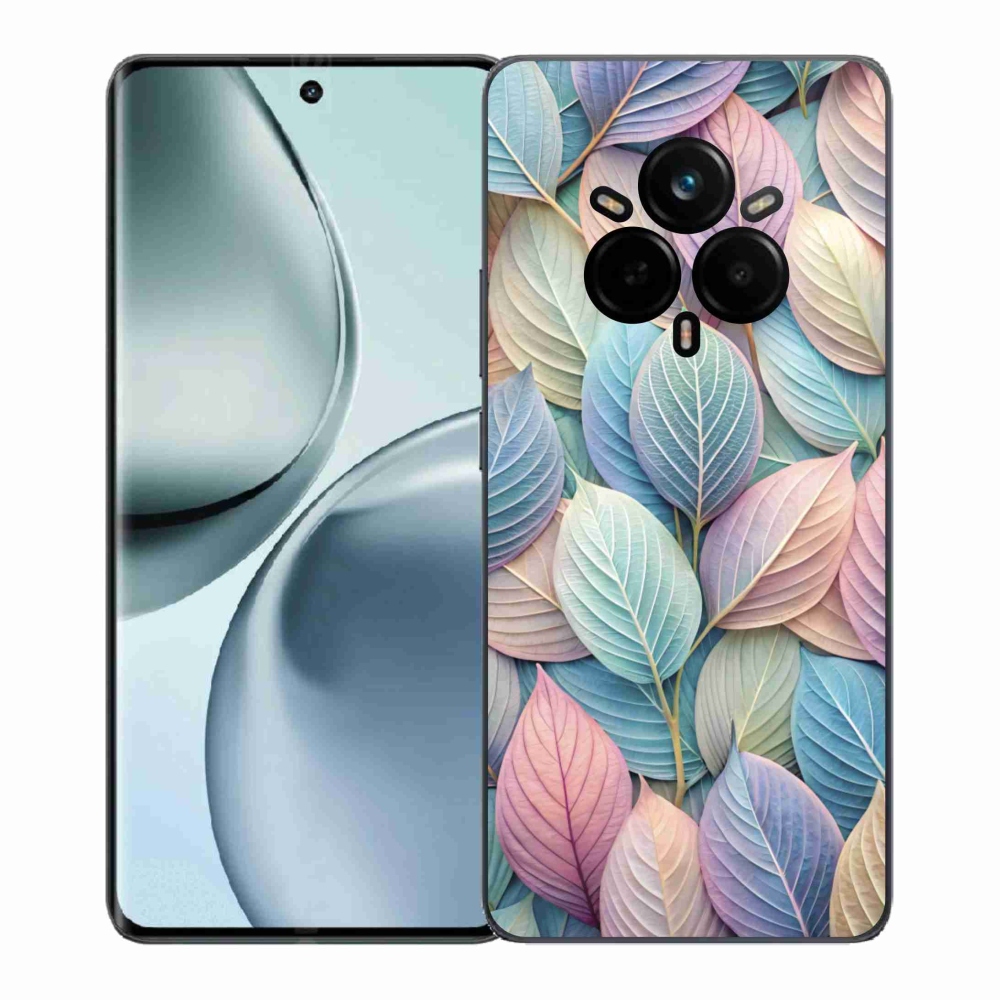 Gélový kryt mmCase na Realme 14 Pro 5G - pastelové listy