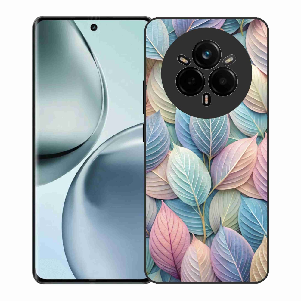 Gélový kryt mmCase na Realme 14 Pro+ 5G - pastelové listy