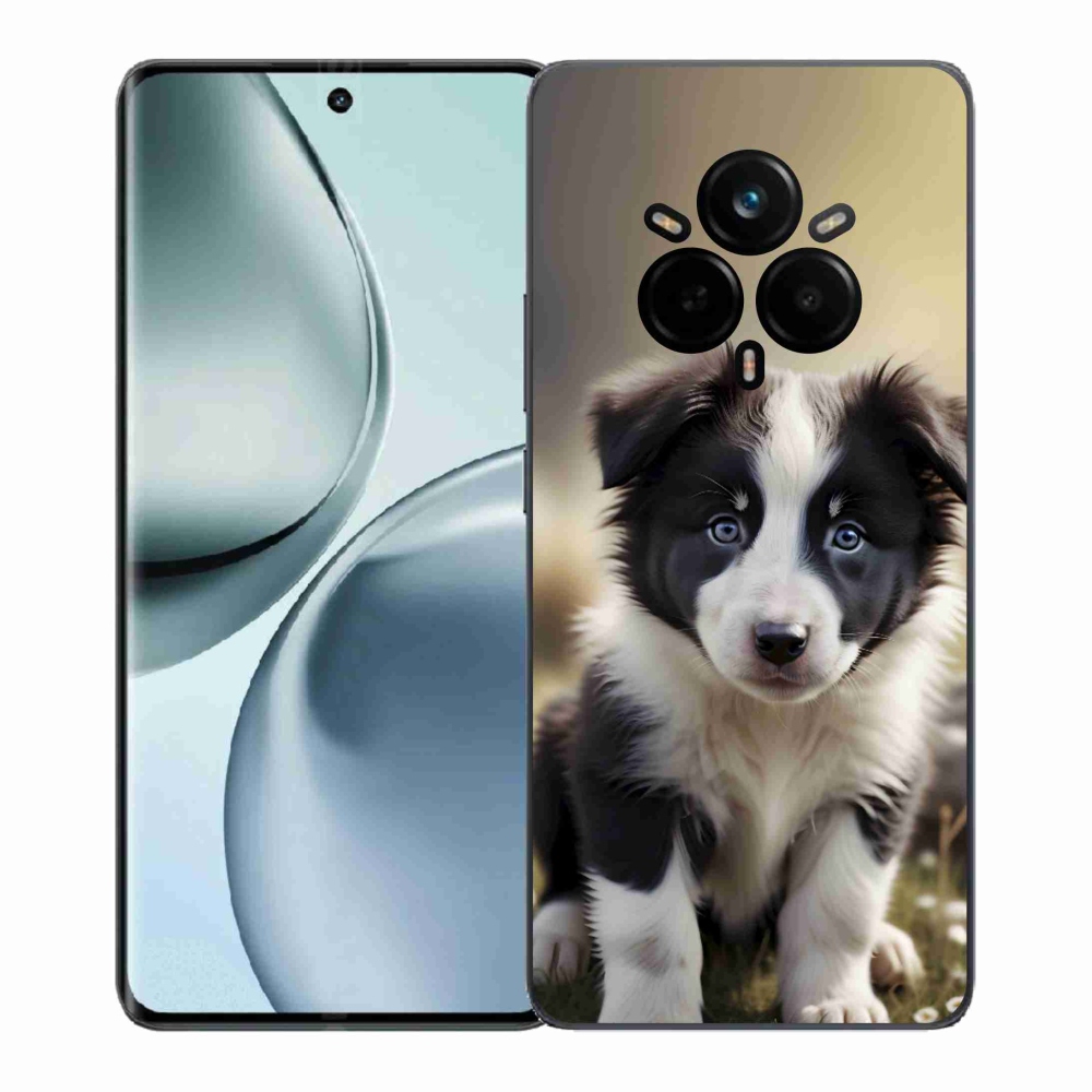 Gélový kryt mmCase na Realme 14 Pro 5G - roztomilá border kólia