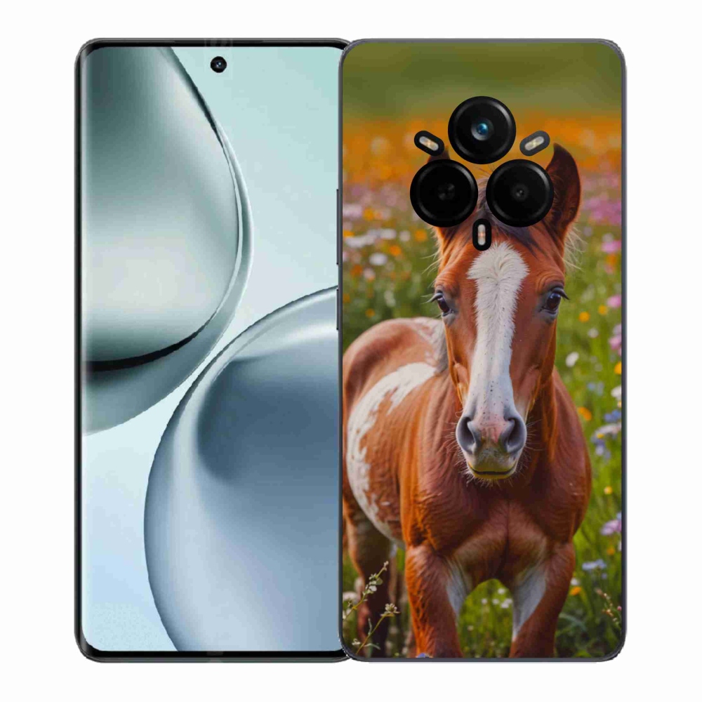 Gélový kryt mmCase na Realme 14 Pro 5G - roztomilé žriebä