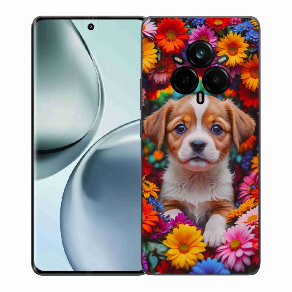 Gélový kryt mmCase na Realme 14 Pro 5G - roztomilé šteňa
