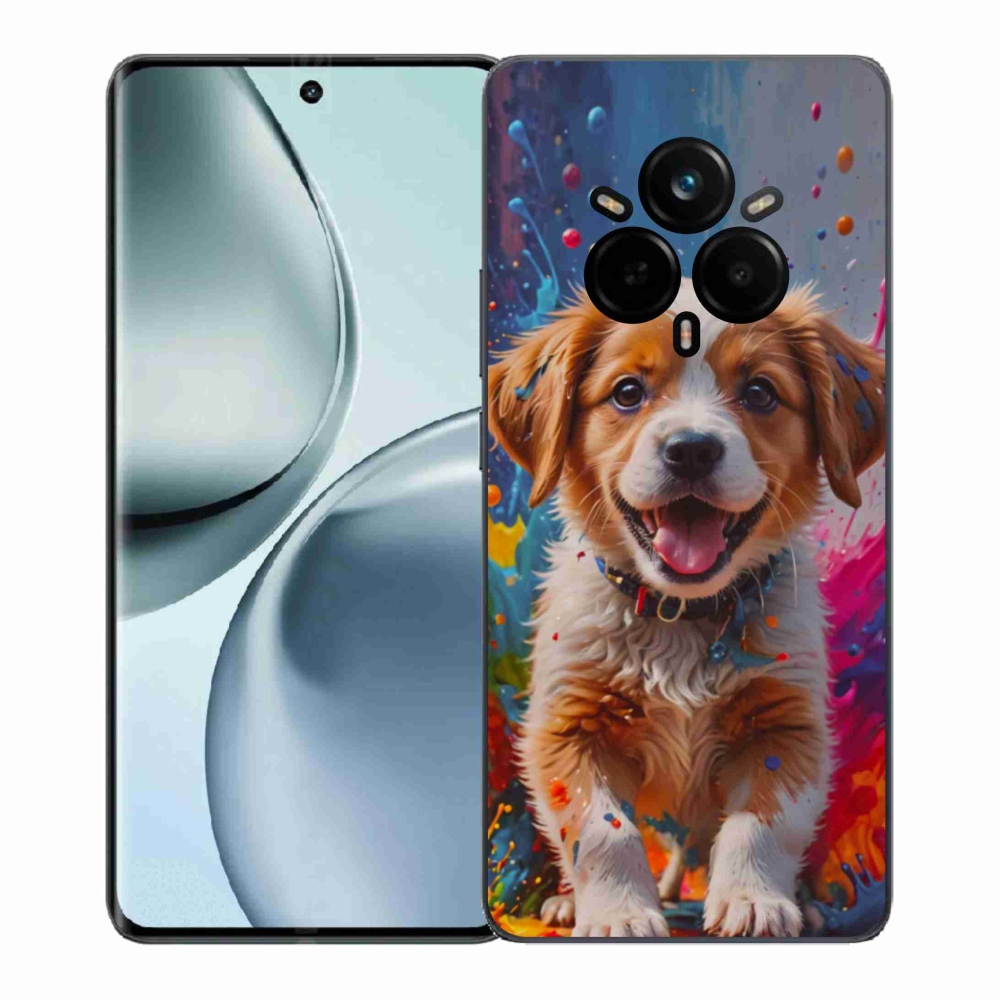 Gélový kryt mmCase na Realme 14 Pro 5G - roztomilé šteňa 3