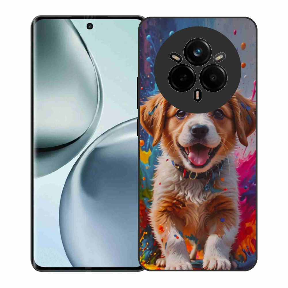 Gélový kryt mmCase na Realme 14 Pro+ 5G - roztomilé šteňa 3