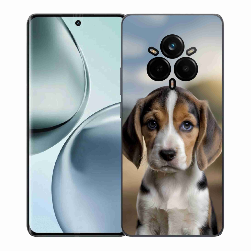 Gélový kryt mmCase na Realme 14 Pro+ 5G - roztomilý bígl