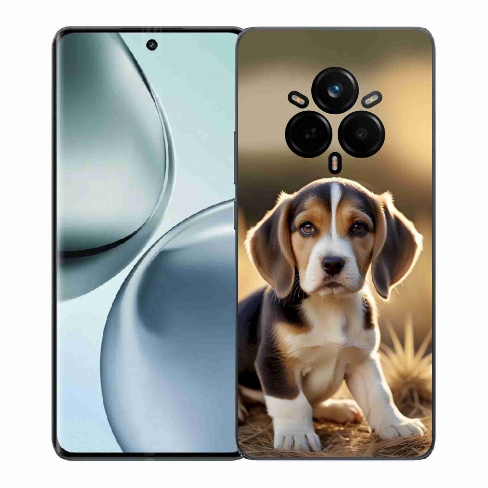 Gélový kryt mmCase na Realme 14 Pro 5G - roztomilý bígl