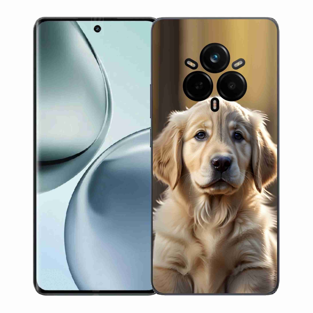 Gélový kryt mmCase na Realme 14 Pro 5G - roztomilý zlatý retriever