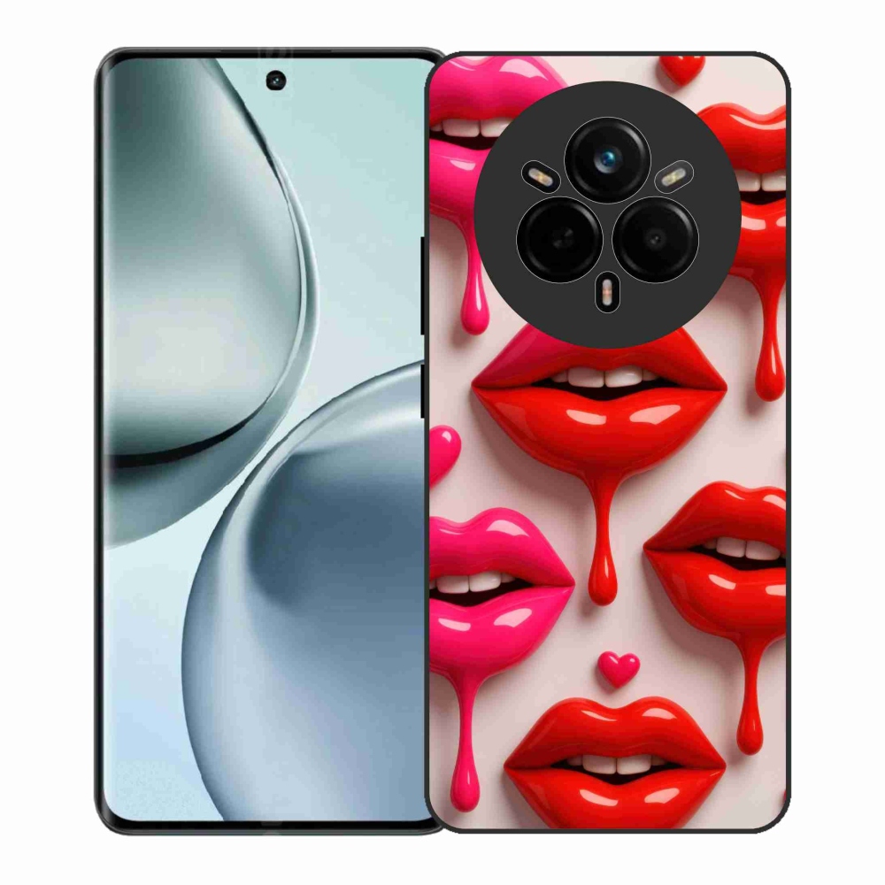 Gélový kryt mmCase na Realme 14 Pro+ 5G - pery 2