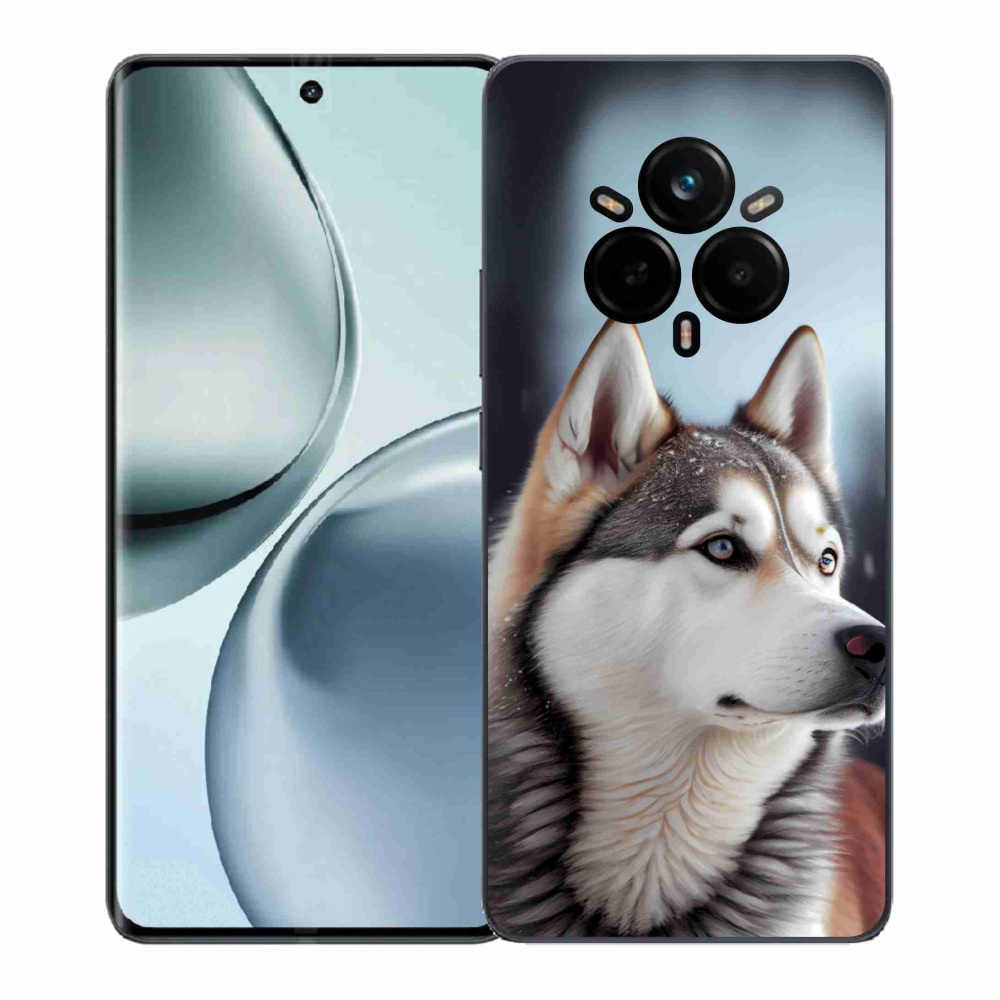 Gélový kryt mmCase na Realme 14 Pro+ 5G - sibírsky husky