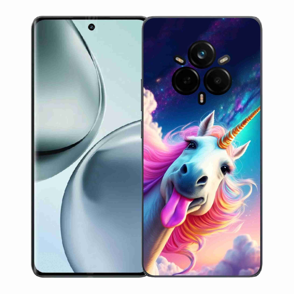 Gélový kryt mmCase na Realme 14 Pro 5G - šialený jednorožec