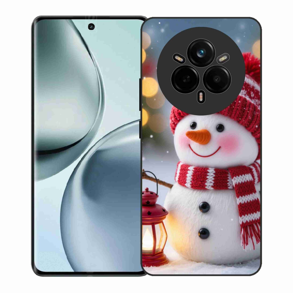 Gélový kryt mmCase na Realme 14 Pro+ 5G - snehuliak 2