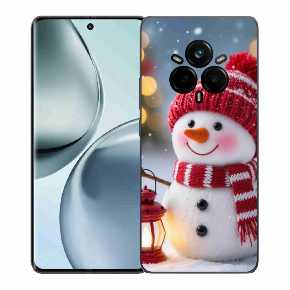 Gélový kryt mmCase na Realme 14 Pro+ 5G - snehuliak 2