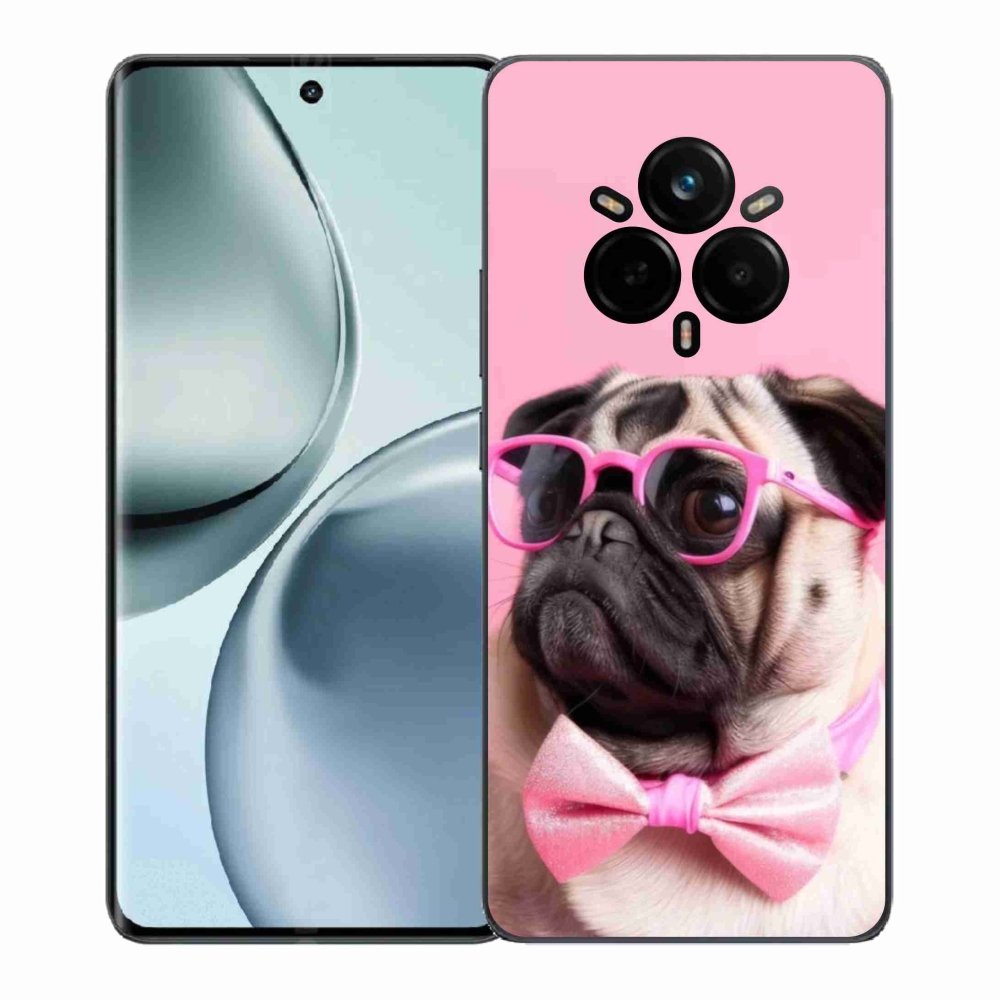 Gélový kryt mmCase na Realme 14 Pro 5G - štýlový mops