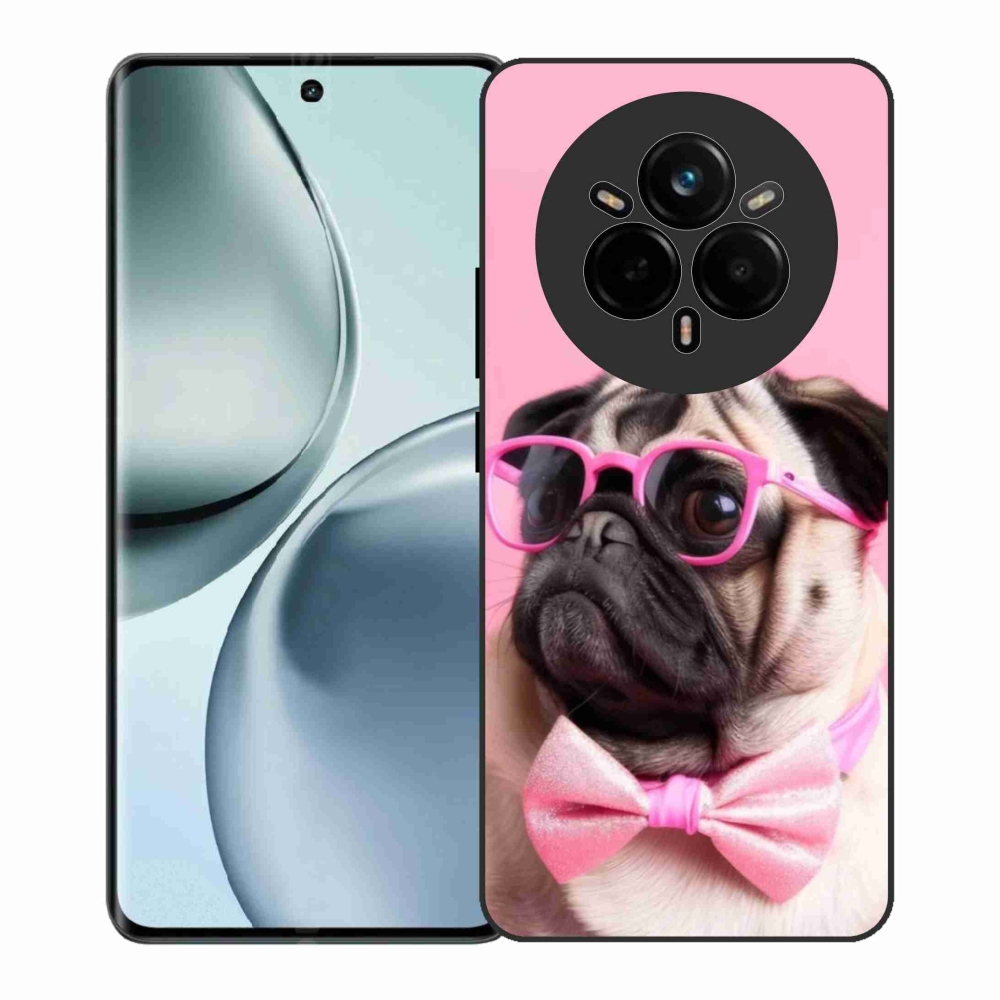 Gélový kryt mmCase na Realme 14 Pro+ 5G - štýlový mops