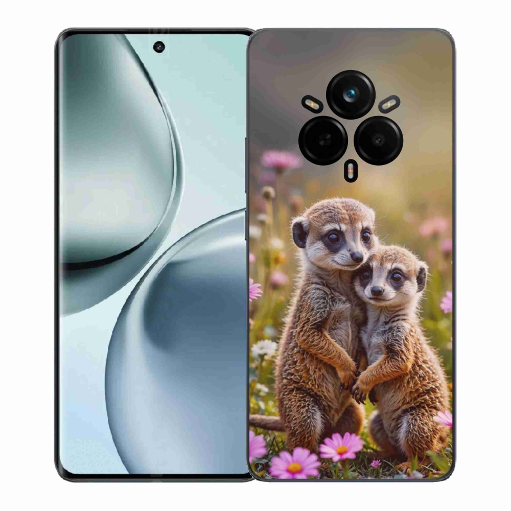Gélový kryt mmCase na Realme 14 Pro+ 5G - surikatí duo