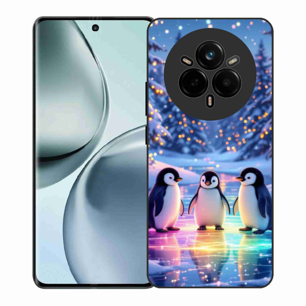 Gélový kryt mmCase na Realme 14 Pro+ 5G - tučniaky