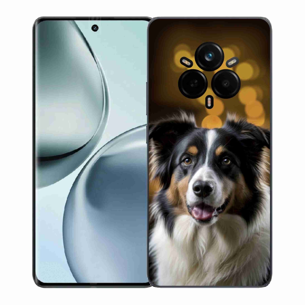 Gélový kryt mmCase na Realme 14 Pro+ 5G - usmievavý austrálsky ovčiak