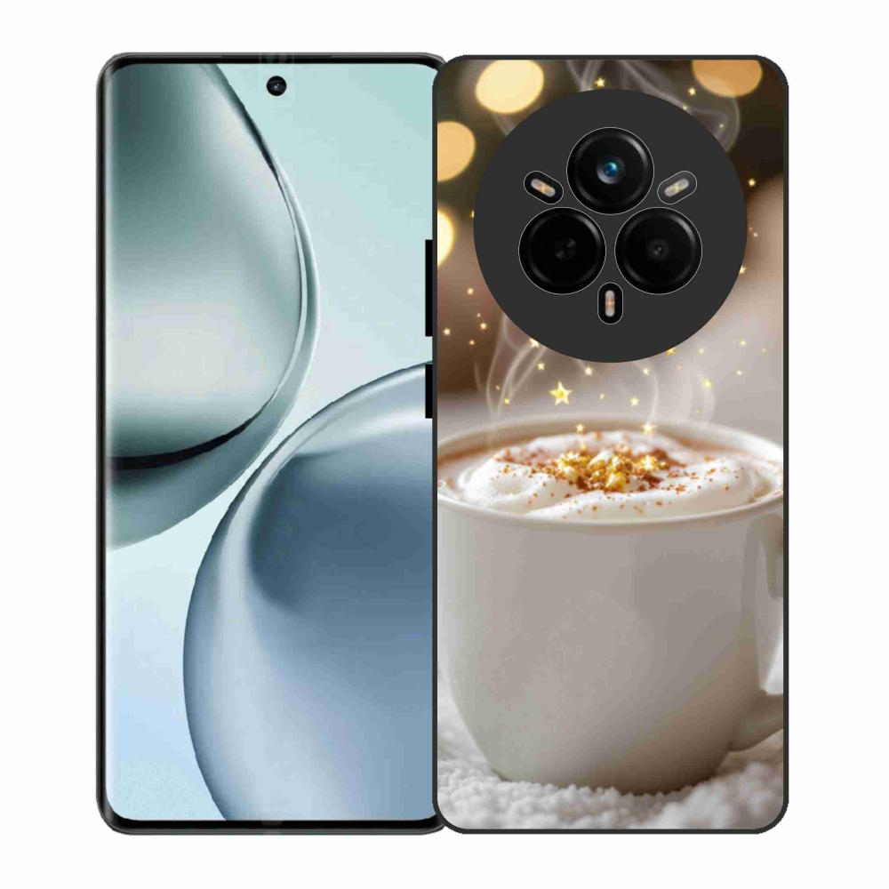 Gélový kryt mmCase na Realme 14 Pro 5G - vianočný horúci nápoj