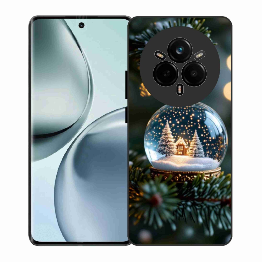 Gélový kryt mmCase na Realme 14 Pro 5G - vianočné gule 2