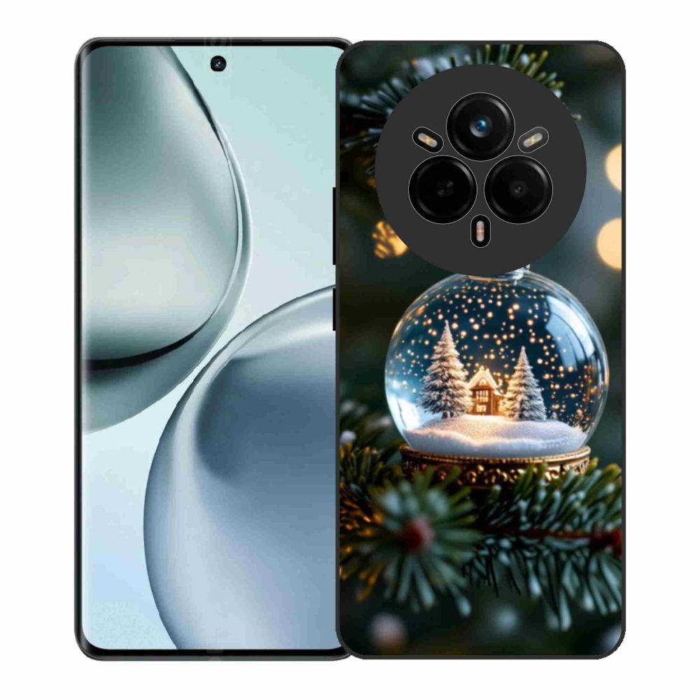 Gélový kryt mmCase na Realme 14 Pro+ 5G - vianočné gule 2