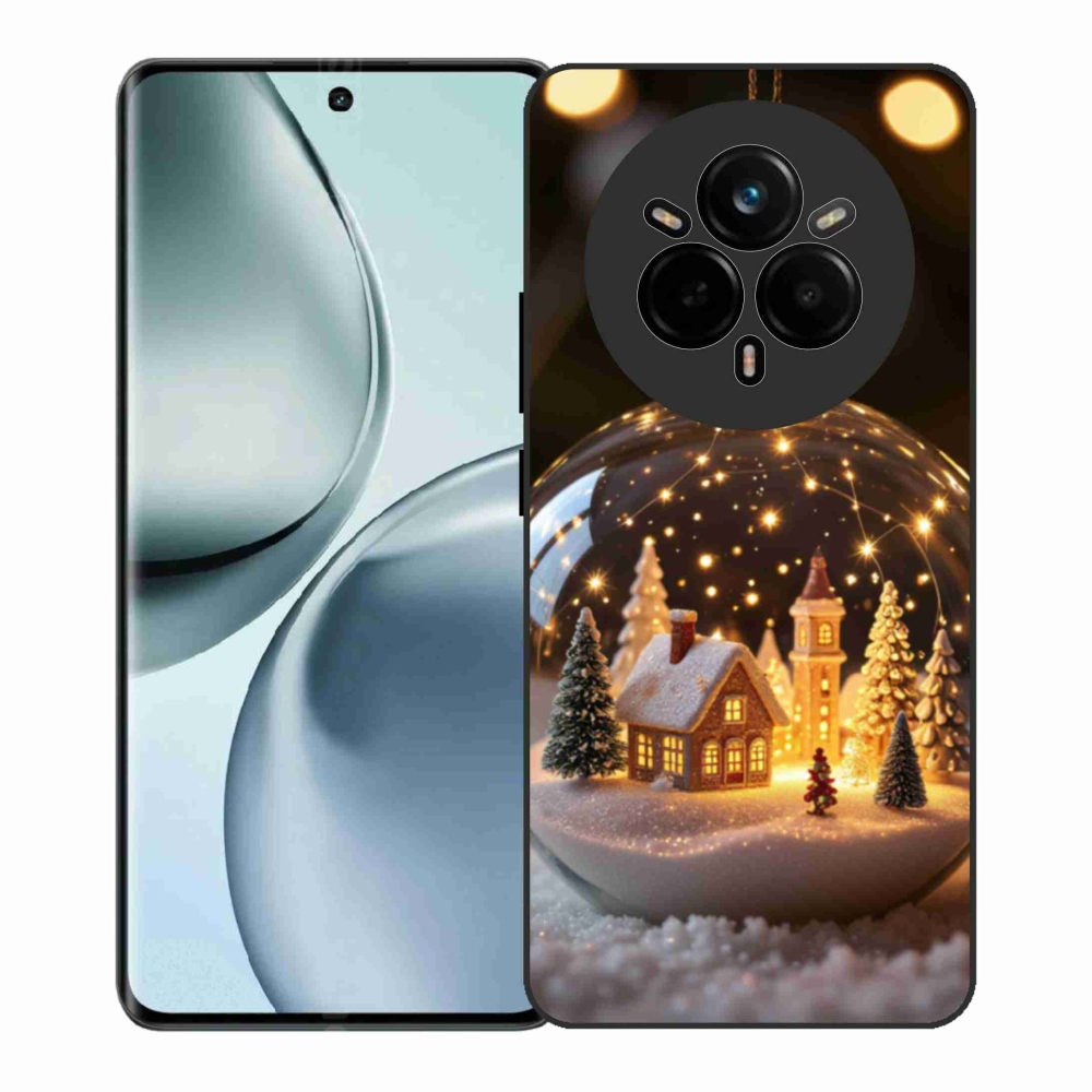 Gélový kryt mmCase na Realme 14 Pro+ 5G - vianočné gule 3