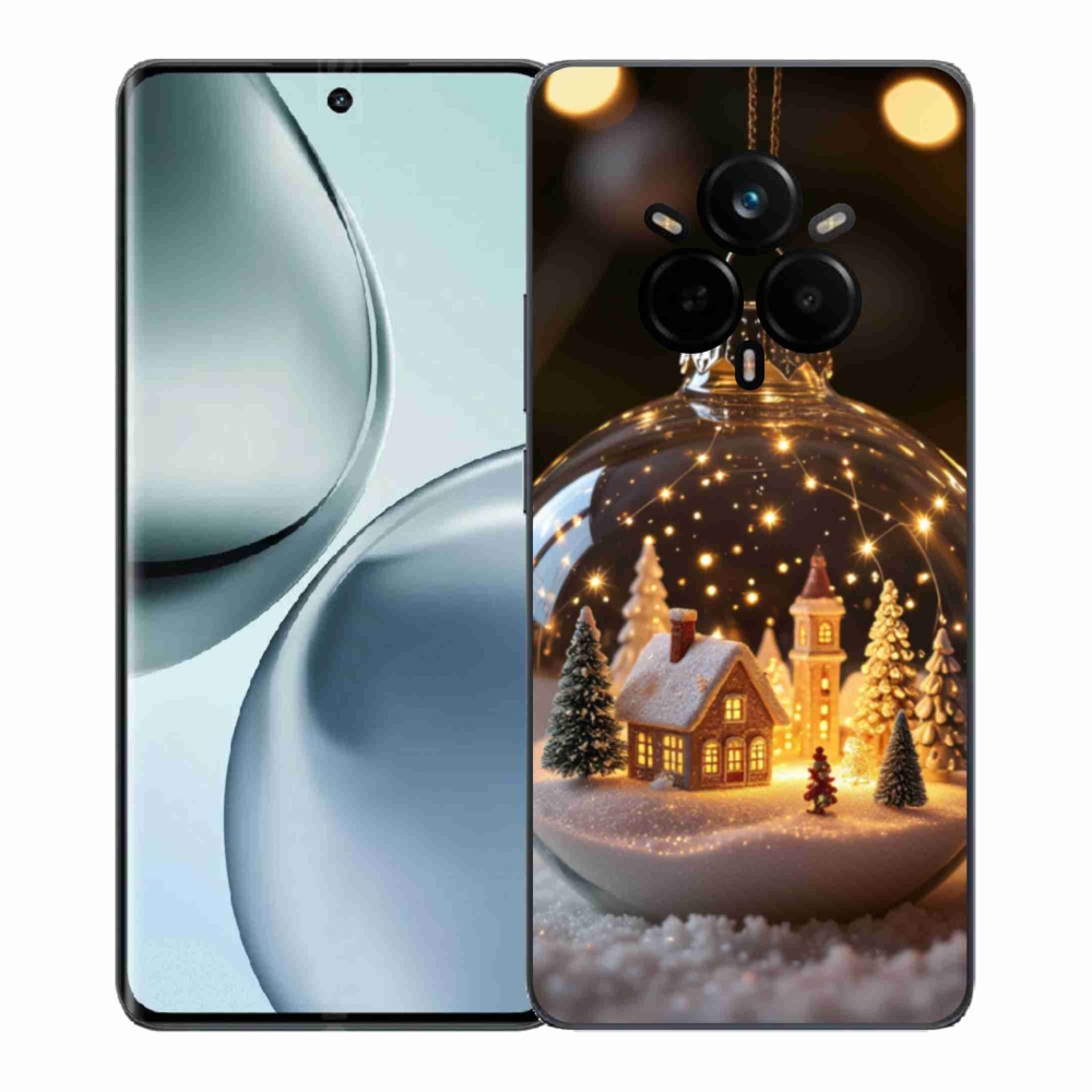 Gélový kryt mmCase na Realme 14 Pro+ 5G - vianočné gule 3