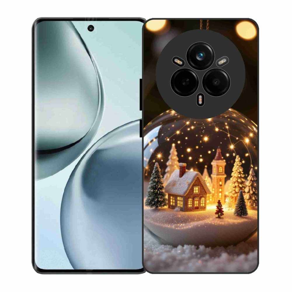 Gélový kryt mmCase na Realme 14 Pro 5G - vianočné gule 3