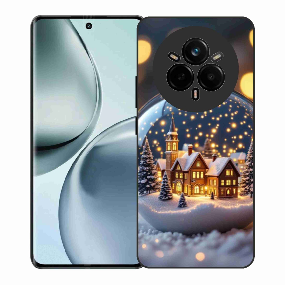 Gélový kryt mmCase na Realme 14 Pro+ 5G - vianočné gule 4