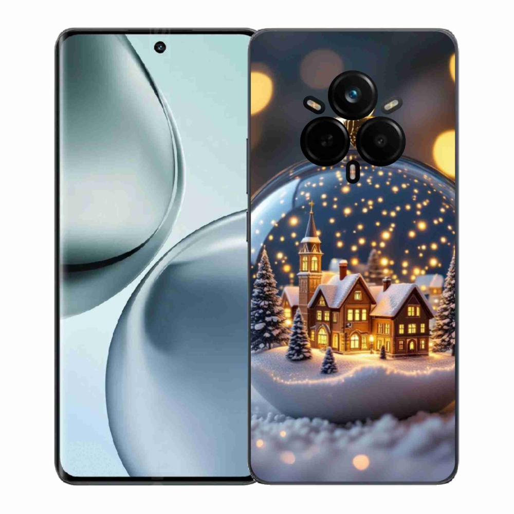 Gélový kryt mmCase na Realme 14 Pro+ 5G - vianočné gule 4