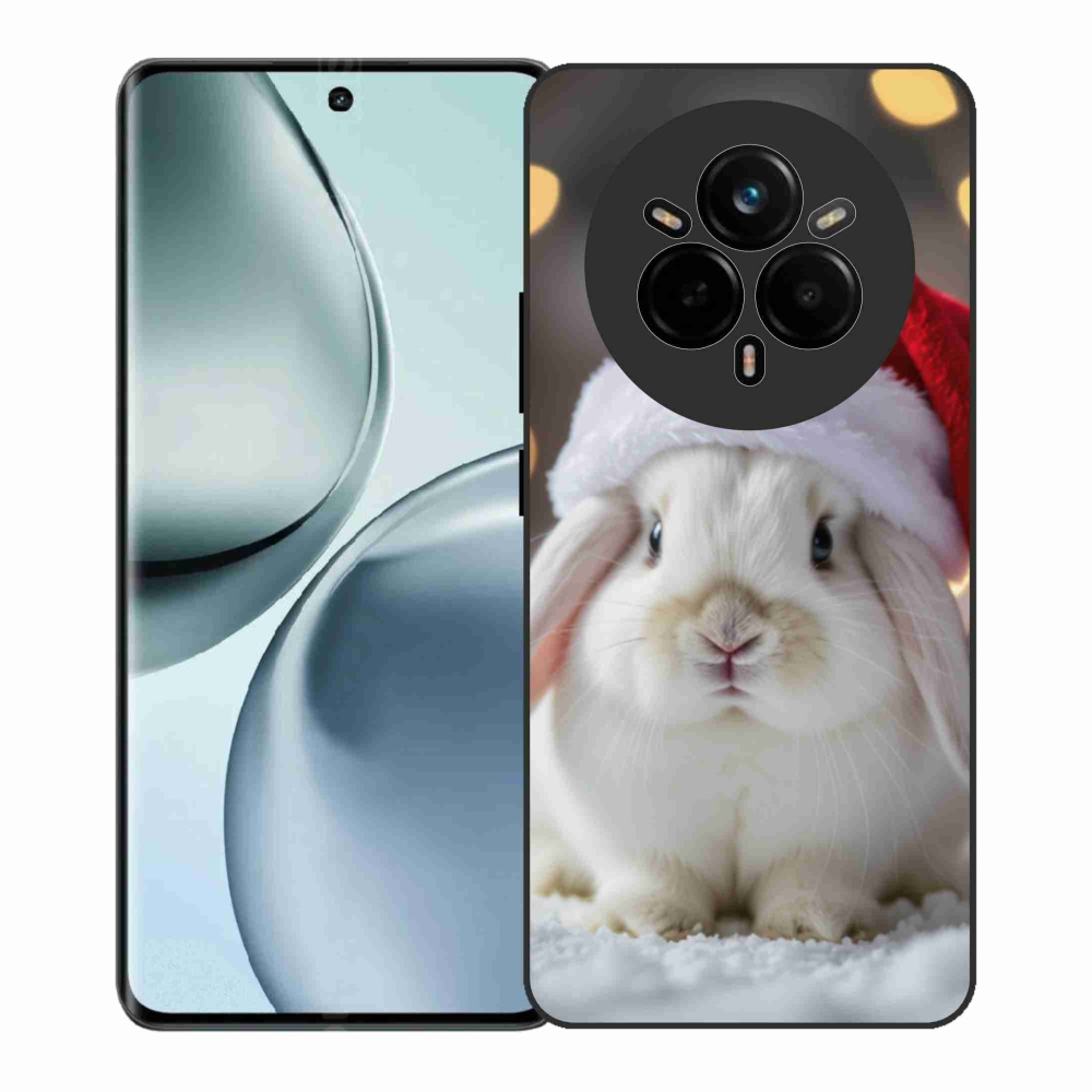 Gélový kryt mmCase na Realme 14 Pro+ 5G - vianočný králik