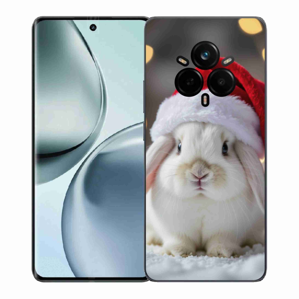 Gélový kryt mmCase na Realme 14 Pro+ 5G - vianočný králik