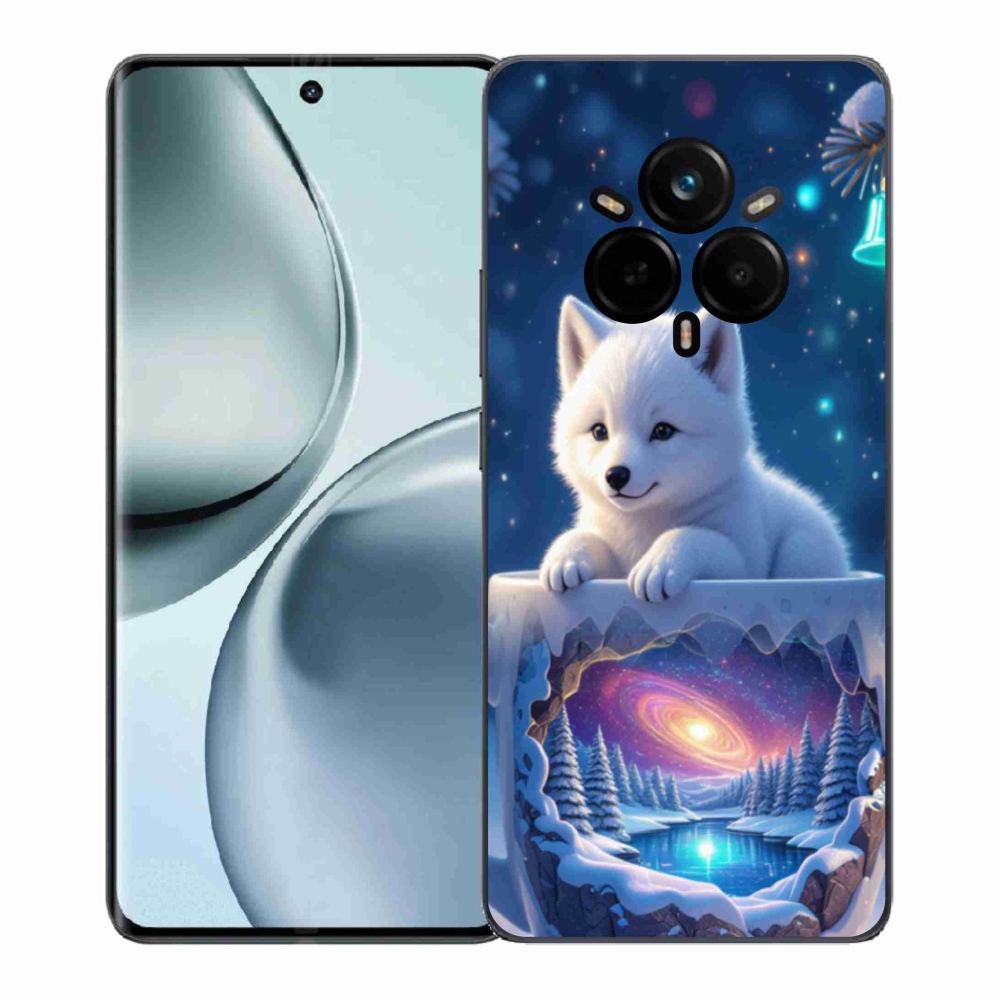 Gélový kryt mmCase na Realme 14 Pro 5G - vianočné šteňa