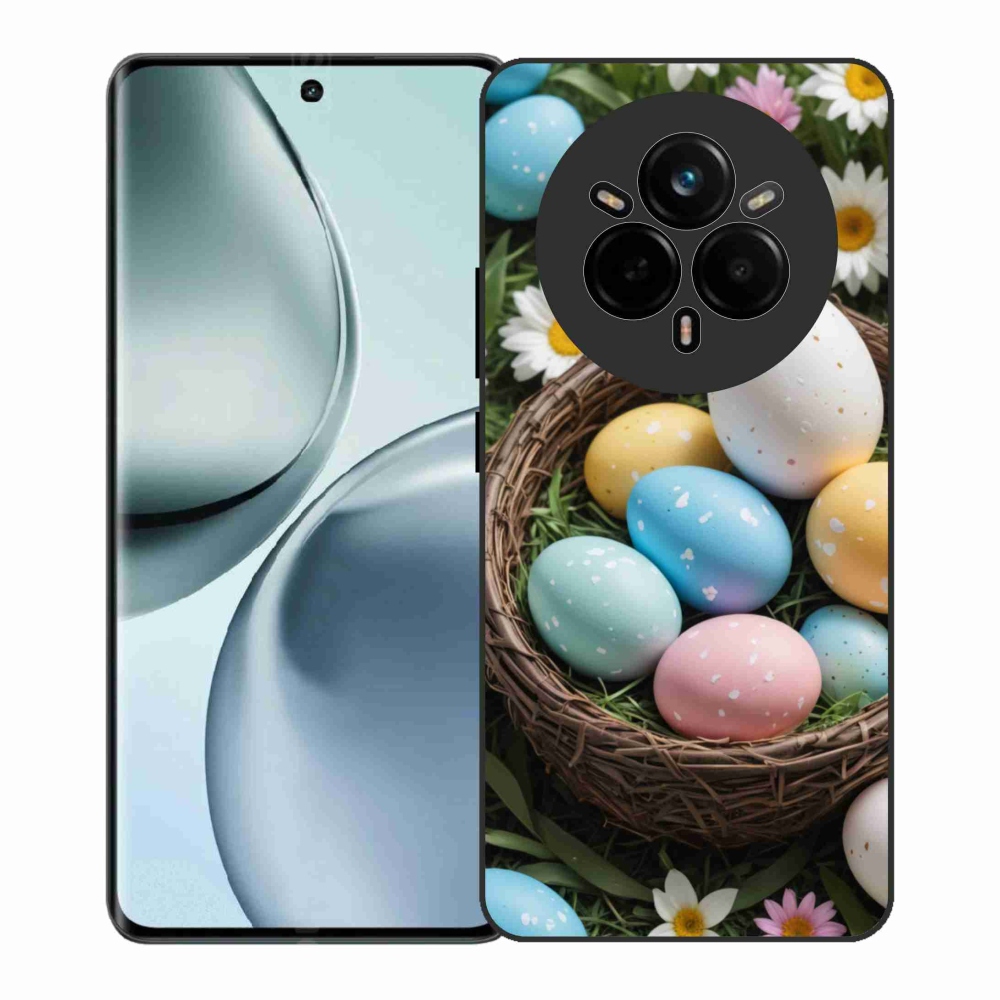 Gélový kryt mmCase na Realme 14 Pro+ 5G - veľkonočné vajíčka 2