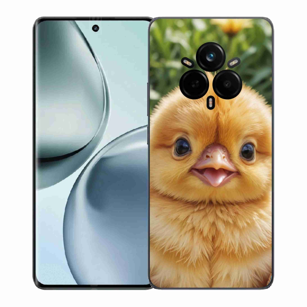 Gélový kryt mmCase na Realme 14 Pro+ 5G - veselé kuriatko