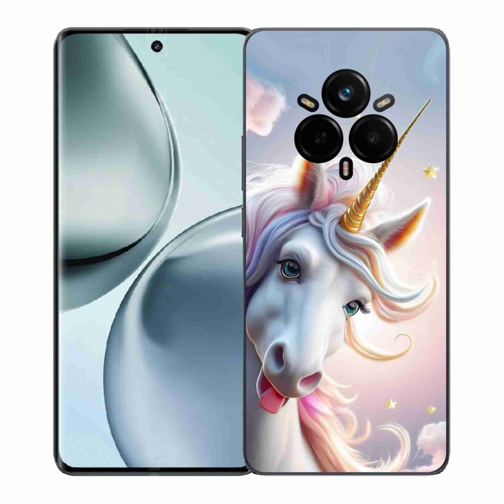 Gélový kryt mmCase na Realme 14 Pro 5G - veselý jednorožec