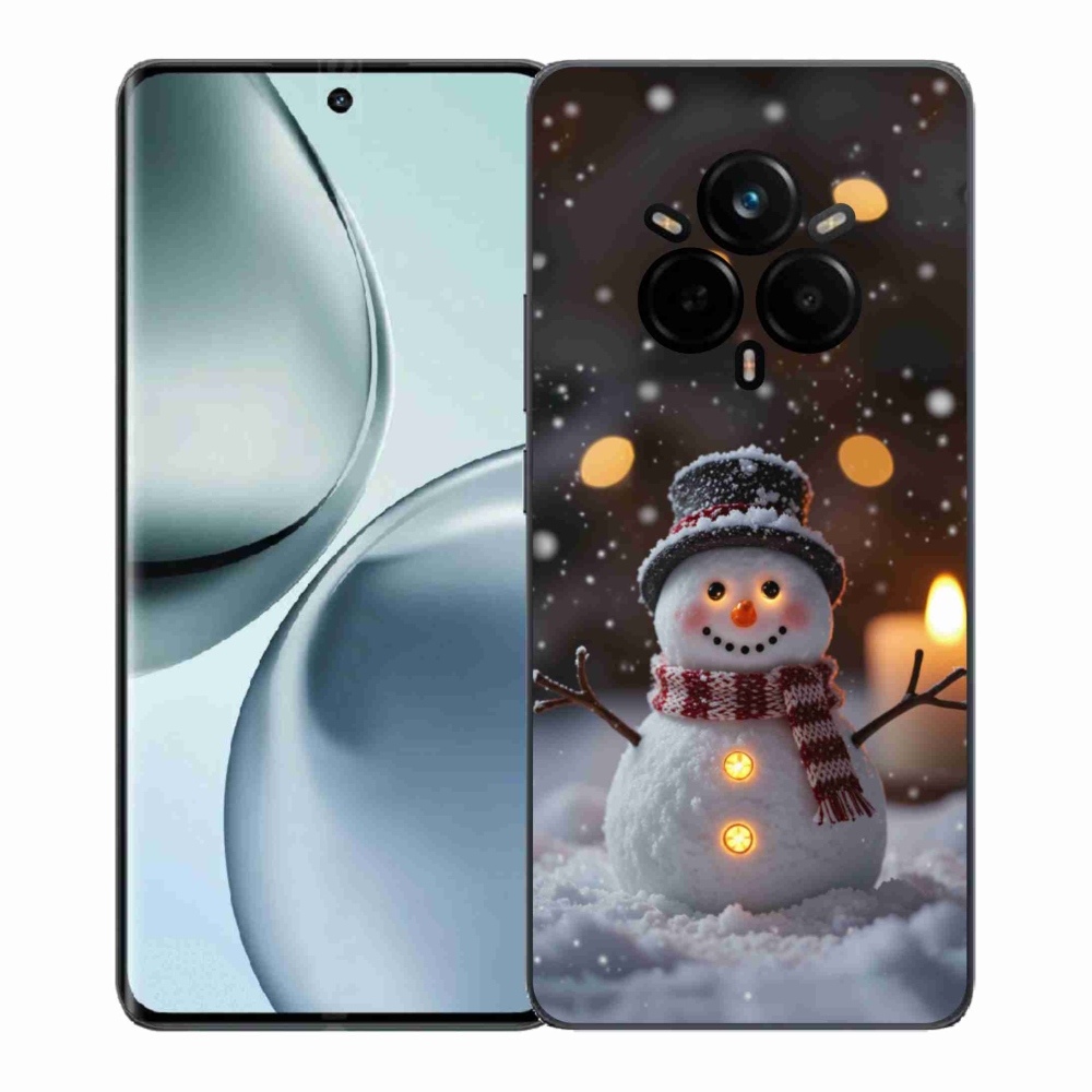Gélový kryt mmCase na Realme 14 Pro 5G - veselý snehuliak