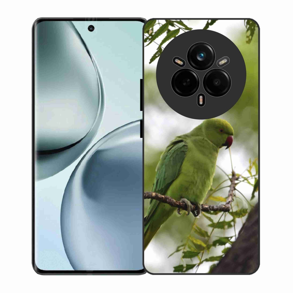 Gélový kryt mmCase na Realme 14 Pro 5G - zelený papagáj