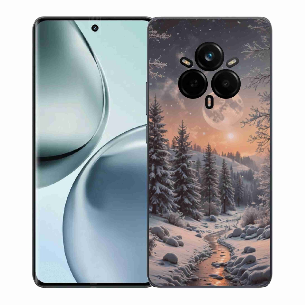 Gélový kryt mmCase na Realme 14 Pro+ 5G - zimná krajina 2