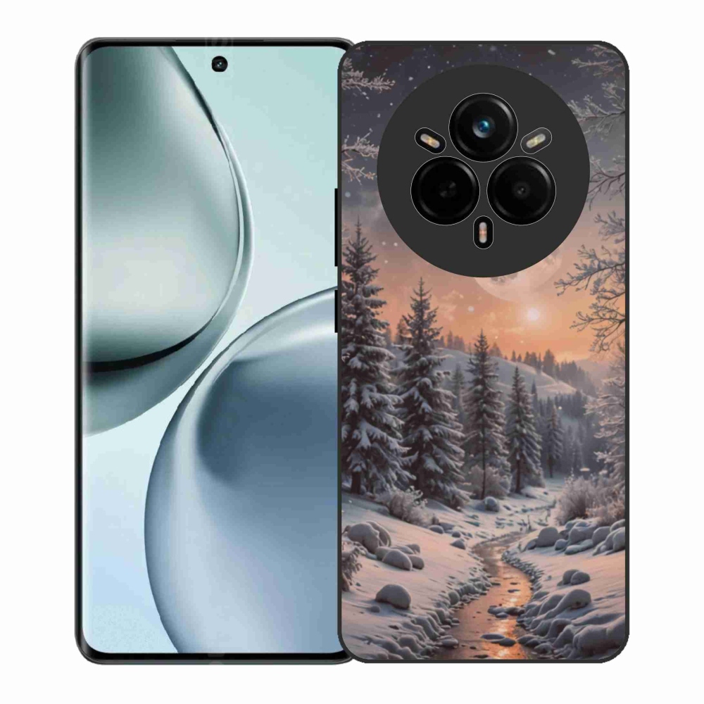 Gélový kryt mmCase na Realme 14 Pro+ 5G - zimná krajina 2