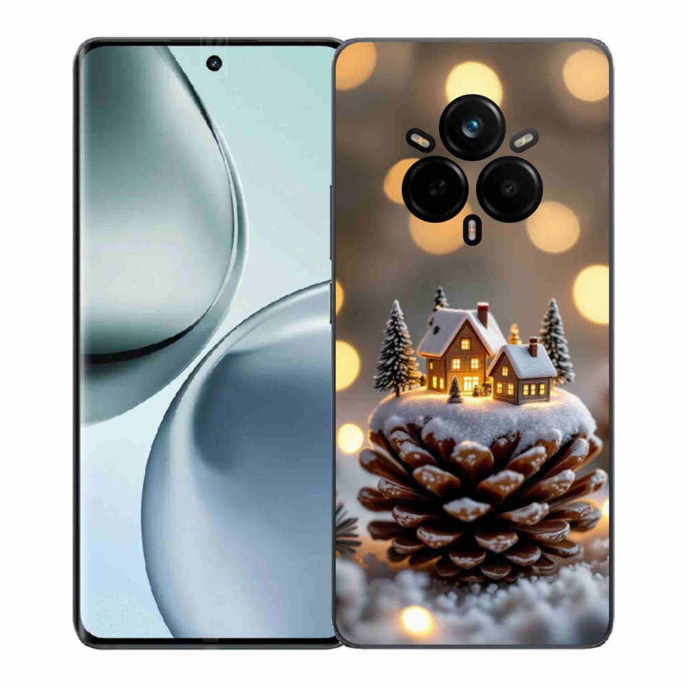 Gélový kryt mmCase na Realme 14 Pro 5G - zimná dedinka